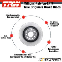 Full Set TRW Brake Rotors Pads for Land Rover Range Rover LHA Front Disc Vented