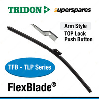 Tridon FlexBlade Passenger Side Wiper Blade 15" for Mazda BT50 UR 2.2L 3.2L