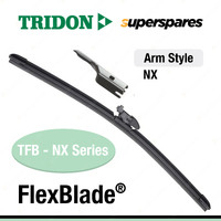 Tridon FlexBlade Passenger Side Wiper Blade 16" for Toyota C-HR NGX10R NGX50R