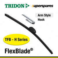 Pair Tridon FlexBlade Frameless Wiper Blades for Chrysler Sebring 2007-2012
