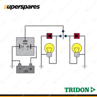 Tridon 3 Pin LED Electronic Flasher 12V Load Sensitive for Commercial Vehicles