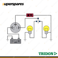 Tridon 3 Pin Extra Heavy Duty Electro Mechanical Flasher 24 Volt Premium Quality