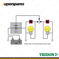 Tridon 3 Pin Electronic Flasher 12 Volt Load Sensitive for Japanese Blister Pack