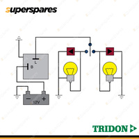 Tridon 2 Pin LED Electronic Flasher 12 Volt Non Load Sensitive Blister Pack