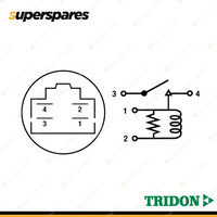 Tridon 4 Pin Alternative Replacement Relay for Honda 12 Volt 22Amp 4 x 6.3mm