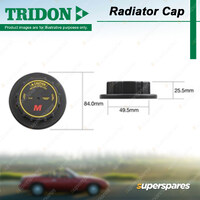 Tridon Recovery Radiator Cap for HSV Avalanche VY Clubsport Grange GTS VT VX VY