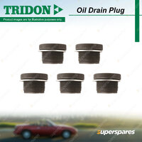 5Pcs Tridon Oil Drain Plugs for Mercedes Benz 124 W124 A C CLK E S SL SLK Class