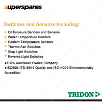 Tridon Fan Switch for Holden Nova LG 1.6L 1.8L 4A-FE 7A-FE 1994-1997