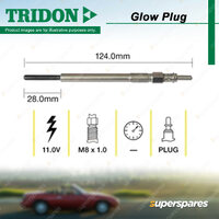 Tridon Glow Plug for Jeep Wrangler JK 2.8L 4cyl 130kW ENS 2007-2011