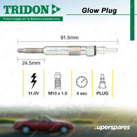 Tridon Glow Plug for Volkswagen Golf MKIV 1J1 LT 28-35 2DB 2DE 2DK 28-46 2D