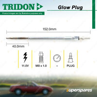 Tridon Glow Plug for Mercedes Benz 123 S123 W123 124 W124 190 W201 G-Class W460