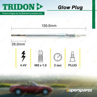 Tridon Glow Plug for Dodge Nitro SUV 2.8L 4cyl 130kW ENR ENS 2007-2012