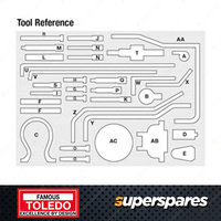 Toledo Timing Tool Kit for Ford Courier PC Econovan 2.2 JD Fiesta WS WT