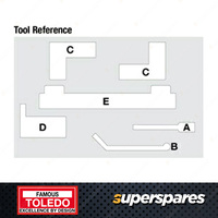 Toledo Timing Tool Kit for Holden Astra AH Barina TM Cruze JG JH Trax TJ Viva JF