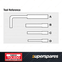 Toledo Timing Tool Kit for Ford Fiesta WS WT 1.6L HHJ HXJ 2009-2013 7 Pcs