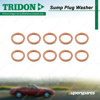 10Pcs Tridon Drain Plug Seals for Skoda Fabia NJ3 NJ5 1.0 TSI 3cyl 2014-2023