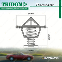 Tridon Thermostat for Mitsubishi ASX Express Galant Fortis CY4A Lancer Outlander