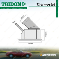 Tridon Thermostat for Holden Astra AH TR TS Calibra YE95 Vectra JR JS