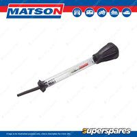 Matson Battery Hydrometer with Glass tube - Acid resistant rubber bulb and tip