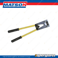 Matson Copper Lug Crimper Crimps 6 - 50mm2 - Adjustable Jaws 400mm Long