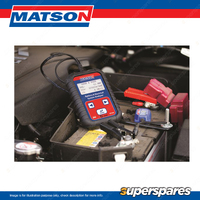 Matson Digital Battery and System Tester Suit batteries from 40CCA to 2000CCA