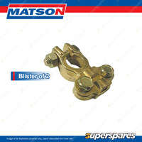 Matson Universal Brass Battery Terminal suit cable 0000 Gauge 105mm2 -Blister 2