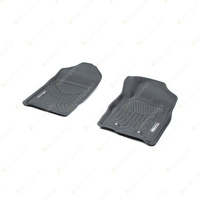 Front + Rear Trufit 3D Rubber Mats Maxtrac Series for Ford Everest UA 2015-2022