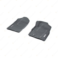 3 Rows Trufit 3D Rubber Mats Maxtrac Series for Ford Everest UA 2015-2022