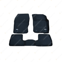 Front + Rear Trufit 3D Rubber Mats Kagu Series for Ford Focus LZ 2016-2020 Auto