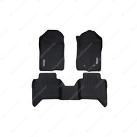 F + R Trufit 3D Rubber Mats Maxtrac for Ford Ranger Raptor Next Gen 2022-On