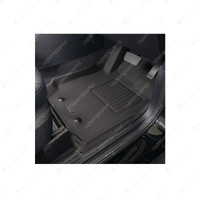 F + R Trufit 3D Rubber Mats Kagu for Mazda BT50 UP UR 2012-2020 Black