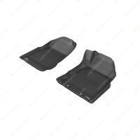 Front Pair Trufit 3D Rubber Mats Kagu Series for Holden Colorado 7 RG 2012-2015