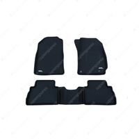 Front + Rear Trufit 3D Rubber Mats Kagu Series for Hyundai Kona OS 2018-2023