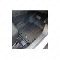 Front + Rear Trufit 3D Rubber Mats Kagu Series for Mitsubishi ASX 2010-On