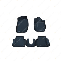 Front + Rear Trufit 3D Rubber Mats Kagu Series for Suzuki Jimny Auto 2018-On