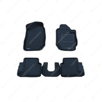 Front + Rear Trufit 3D Rubber Mats Kagu Series for Suzuki Jimny Manual 2018-On