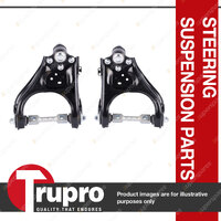 2 x Trupro Front Upper Control Arms LH + RH for Holden Rodeo RA 3.0L 4WD 03-08