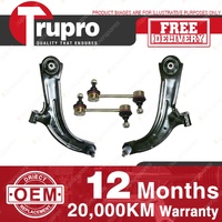 Trupro Front Lower Control Arm Sway Bar Link Kit for Nissan Tiida C11 06-13