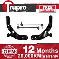 Trupro Front Lower Control Arm Sway Bar Link Kit for Ford Laser KQ 04/01-09/02