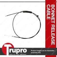 Trupro Front Bonnet Release Cable for Toyota Corolla ZRE172R 1.8L Manual CVT