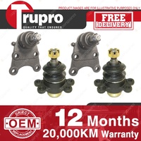 4 Pcs Trupro Lower+upper Ball Joints for HOLDEN COMMERCIAL RODEO TFR TFS