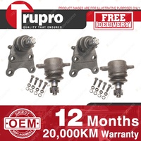 4 Pcs Trupro Lower+upper Ball Joints for HOLDEN JACKROO UBS17 55 4WD 86-91