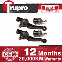 Trupro Lower+upper Ball Joints for CHRYSLER VALIANT VE DISC BRAKE KNUCKLE SHIELD