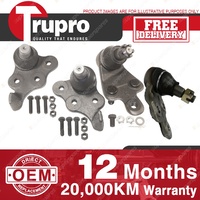 4 Pcs Trupro Lower+upper Ball Joints for TOYOTA COMMERCIAL KLUGER MCU20R 03-on