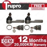 Trupro Ball Joint Tie Rod End Kit for HOLDEN ASTRA LD POWER STEER JAPANESE RACK