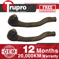 2 Pcs Trupro LH+RH Outer Tie Rod Ends for HONDA CR-V RD17 18 97-01