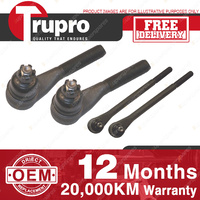 4 Pcs Trupro Outer Inner Tie Rod Ends for FORD FAIRLANE ZJ ZK ZL LTD POWER STEER