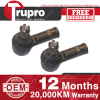 2 Trupro LH+RH Outer Tie Rod for CHEVROLET CHEV LUV KB21 KB26 KB27. KB28 81-85