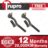 2 Pcs Trupro LH+RH Outer Tie Rod Ends for FORD MUSTANG MUSTANG II 82-89