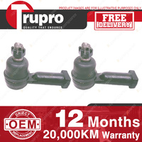 2 Pcs Trupro LH+RH Outer Tie Rod Ends for MAZDA B2000 B2200 SGH Ute 85-88